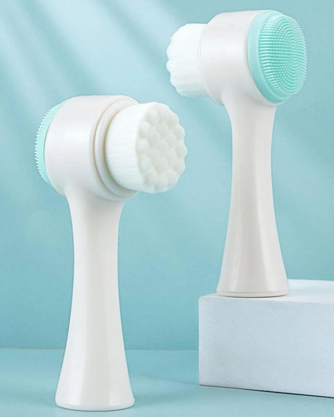 Silicon Facial Cleaning Brush Portable-Double sided