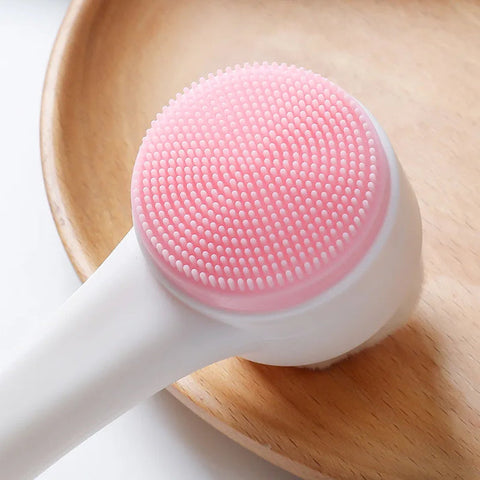 Silicon Facial Cleaning Brush Portable-Double sided