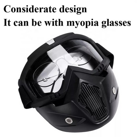 Biker's Riding Helmet Mask (Ultimate Face Protection)